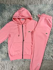 tuta lacoste rosa taglia S