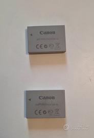 2 Canon batterie NB4L 1120 mAh originali usate