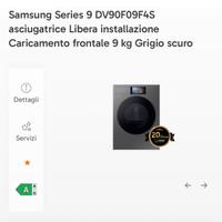 Asciugatrice Samsung Serie 9