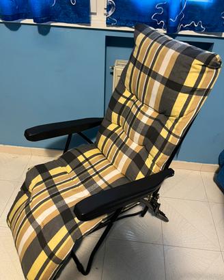 Sdraio imbotitta reclinabile