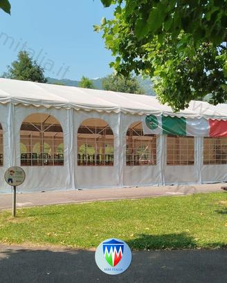 Tendostrutura Professionale 8 x 20 x 4,4 mt pvc ig