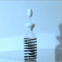 VENINI - Bottiglia VECCHIA DAMA - Gio Ponti