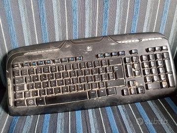 lotto 2 tastiere keyboard 1 logitech