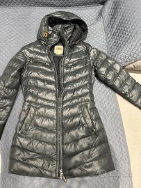 Piumino lungo Donna Think Pink Verde Petrolio – Tg