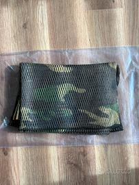 Sciarpa a rete militare camouflage nuova mai usata