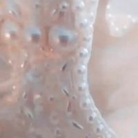 Abito da sposa pizzo francese e tulle