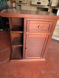 Mobiletto Porta Telefono / Entratina in Legno Stil