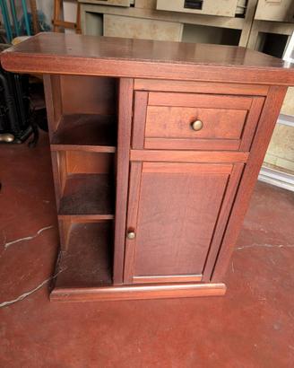 Mobiletto Porta Telefono / Entratina in Legno Stil