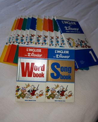 L'inglese con Disney 12 volumi + Word e Song book