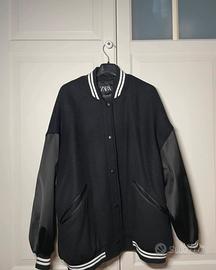 giacca Varsity Nera Zara