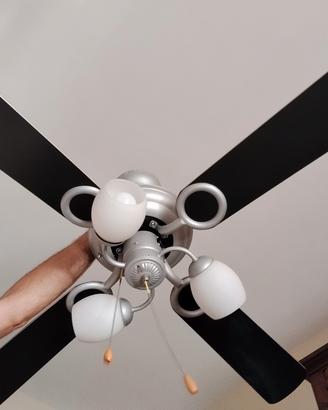 lampadario con pale 