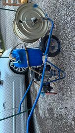 Motopompa carrellata per irrorazione/diserbo