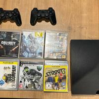 Playstation 3 + 2 controller + 6 giochi