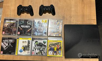 Playstation 3 + 2 controller + 6 giochi