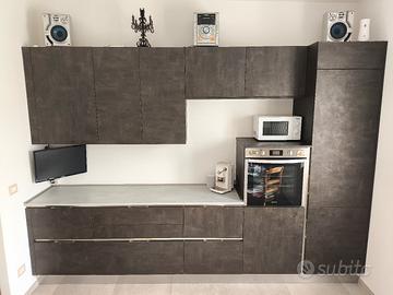 Cucina componibile Arredo3 color vulcano 