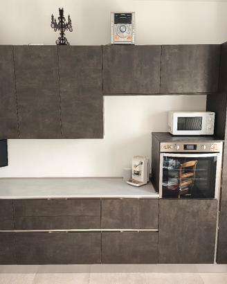 Cucina componibile Arredo3 color vulcano 