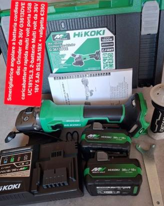 Smerigliatrice angolare a batteria G3613DVE 
