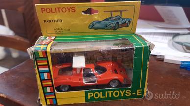 POLITOYS EXPORT 564 1/43 PANTHER BERTONE ROSSO BOX