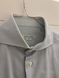 Camicia Libero Slim Tg.40 15-3/4 Azzurra righe