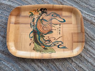 Vassoio bambù vintage