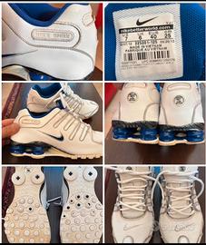 Nike Shox NZ Vintage – Bianco / Blu Royal tg 40