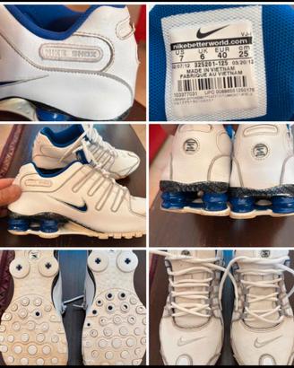 Nike Shox NZ Vintage – Bianco / Blu Royal tg 40