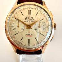 Axes Cronografo Vintage in oro rosa 18k