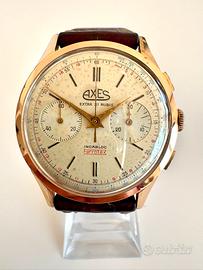 Axes Cronografo Vintage in oro rosa 18k
