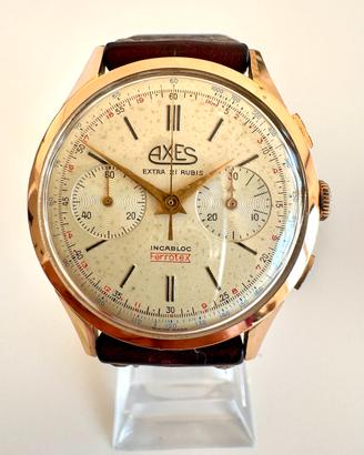 Axes Cronografo Vintage in oro rosa 18k