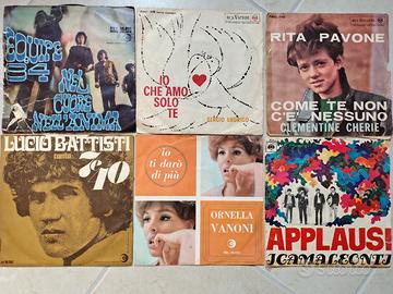 Lotto 6 dischi vinile 45 giri artisti vari