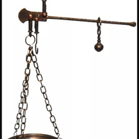 Bilancia decorativa stadera strumento di calcolo