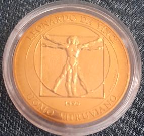 moneta Leonardo da Vinci