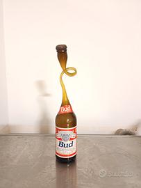 Bottiglia da collezione vintage birra Bud anni '90
