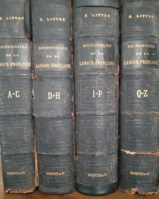Dizionari vecchi di francese 4 tomi