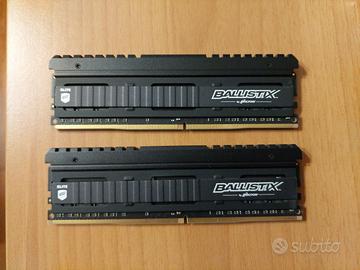 RAM DDR4 Crucial Ballistix Elite(8GBX2) 3600MHz