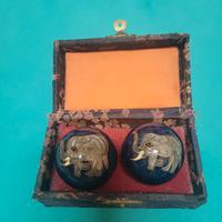 Sfere della Salute Baoding in Smalto Cloisonné