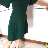 vestito in stile vintage Mango, verde scuro