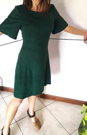 vestito in stile vintage Mango, verde scuro