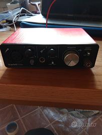 scheda audio focusrite Scarlett 