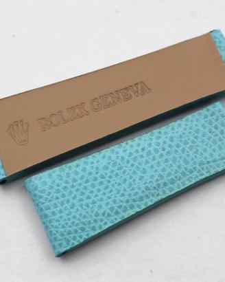 Cinturino Rolex Pelle Martellata Azzurro 20/16mm