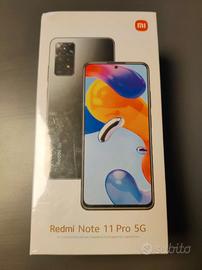 Redmi Note 11 Pro 5G 128GB Grey, nuovo imballato