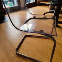 sedie trasparenti per soggiorno cucina studio 