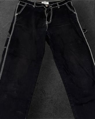 Jeans nero a zampa Alcott