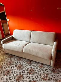 Divano letto 3 posti trasformabile in letto con ma