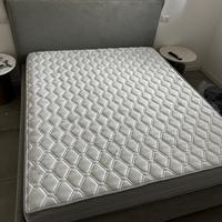 Letto contenitore in tessuto compreso di materasso