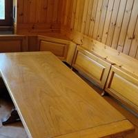 tavolo in legno con panca