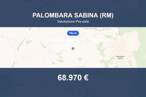 Immobile in asta di 342 m² a Palombara Sabina