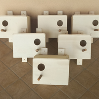 Nidi realizzati artigianalmente