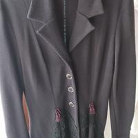 Tailleur nero pura lana