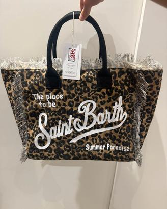 Borsa saint barth leopardata